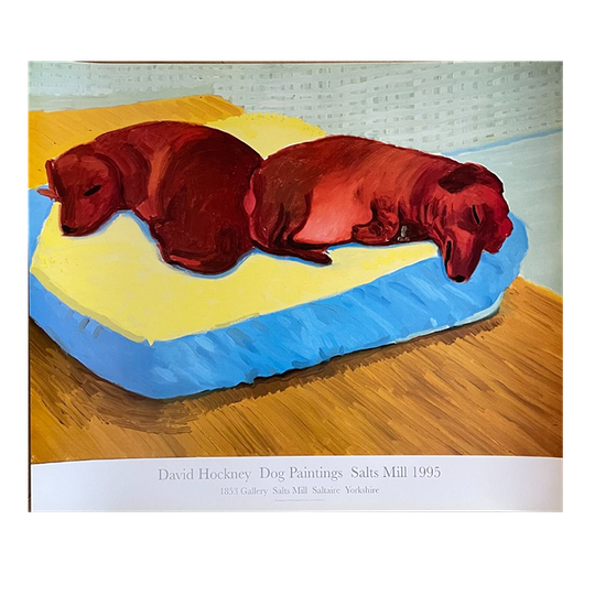 David Hockney, Dog Paintings 38 Salts Mill 1995. 1