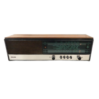 Retro Vintage Radio Jaren 70 Philips Teakhout