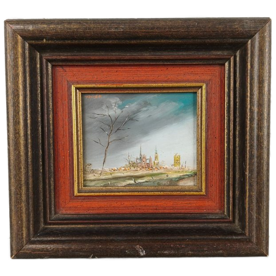 Georges Tahon - Schilderijtje - Veurne 1