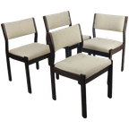 Mid Century Eetkamerstoelen 1970s thumbnail 1