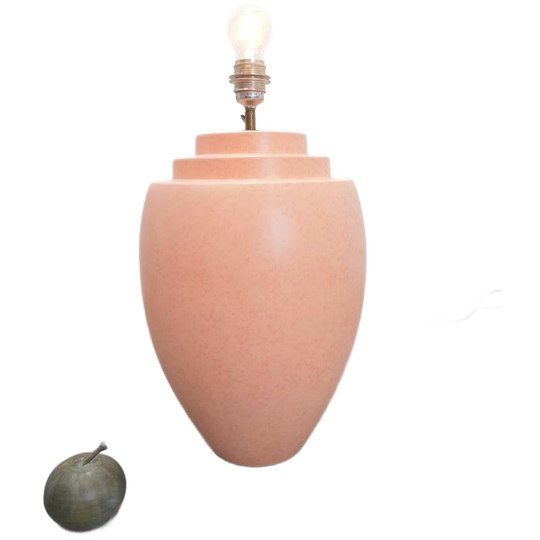 Vintage Kostka Tafellamp Keramiek France 1980 Regency 1980 1