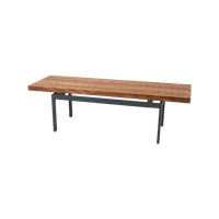 Lattenbank Met Metalen Frame 70808