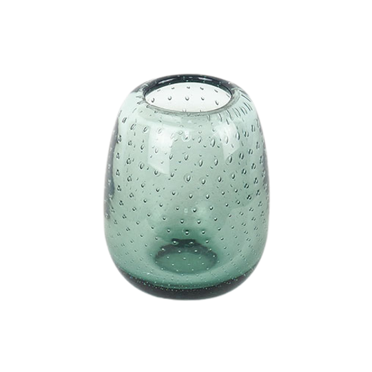 Vintage Staalblauw Spijkervaasje 1