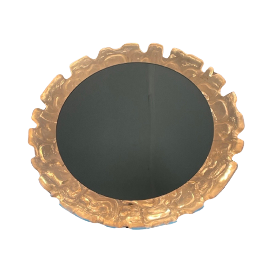 Egon Hillebrand - German Made Space Age Design Mirror With Backlighting 1