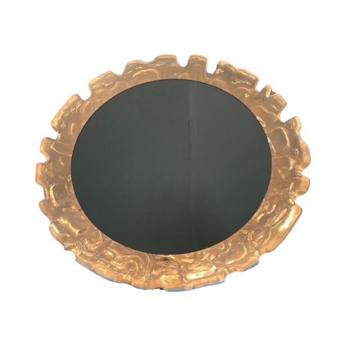 Egon Hillebrand - German Made Space Age Design Mirror With Backlighting