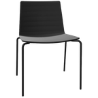 Andreu World Flex Chair Aluminium Zwart thumbnail 1