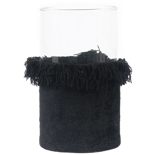 Bazar Bizar | De Oh My Gee Kaarsenhouder - Zwart Velvet - Xxl 1