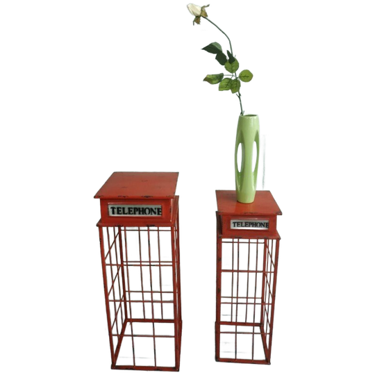 Retro Metalen Plantentafel Bijzettafeltjes 1