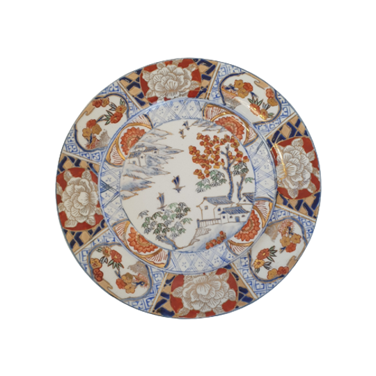 Bord (plate) Japans Imari Antiek 1