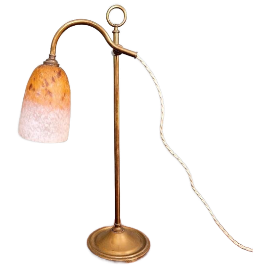 Art Deco Bureaulamp, Gesigneerd Schneider, 1920 1
