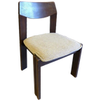 Prachtige Wenge Brutalist Stoel thumbnail 1