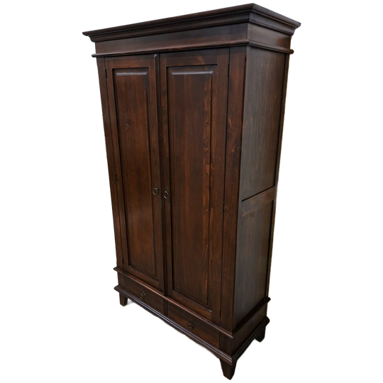 Koloniale Legkast, Met 3 Legplanken Afm. 110x45cm En 185cm Hoog. 1