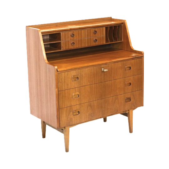 Vintage Secretaire / Bureau Van Musterring Gemaakt In De Jaren '60 1