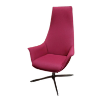 Roze Fauteuil Retro Draaistoel Roze Draaifauteuil