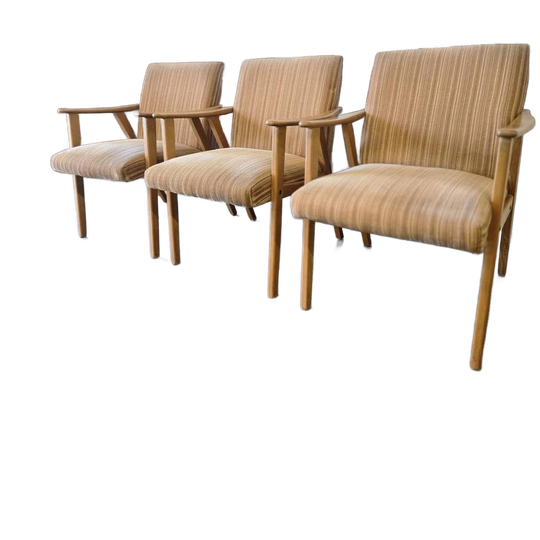 Vintage Houten Eenzit / Clubzetel / Fauteuil 1