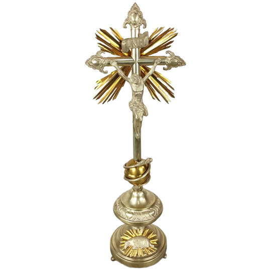 Antiek Staand Kruisbeeld 1