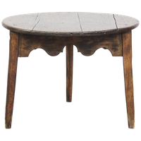 Prachtige Grote Antieke Engelse Pinewood Cricket/ Center Table, Bijzettafel Uit De 19e Eeuw