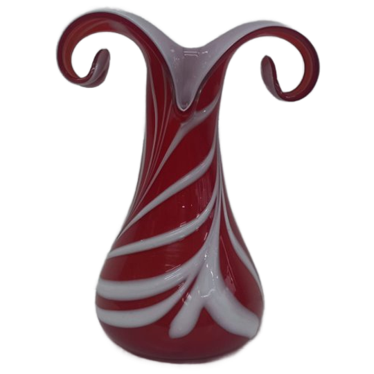 Glaskunst Bloemenvaas Vermoedelijk Jaren 70 Murano (style) 1