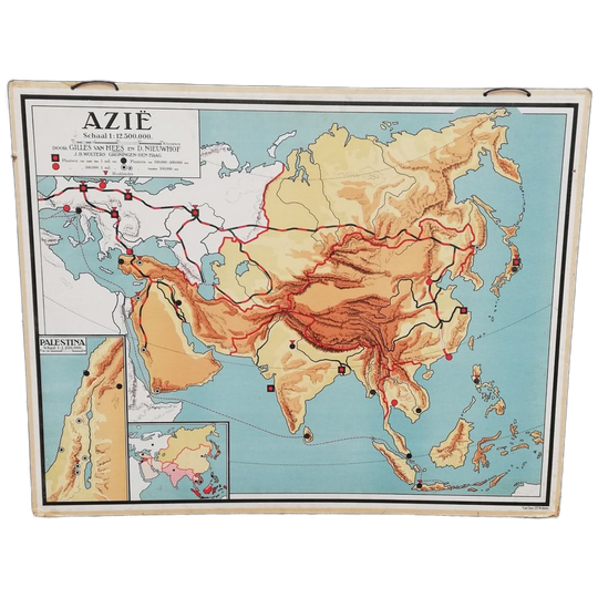 Schoolplaat Azië 1