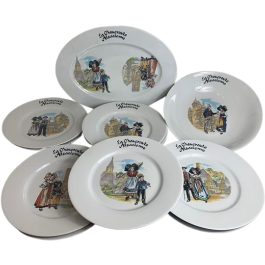 Limoges Servies La Choucroute Alsacienne 1