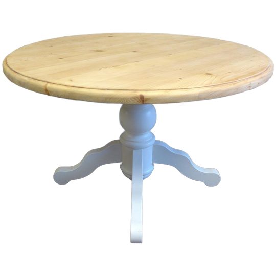Ronde Grenen Eettafel 120 Cm 1