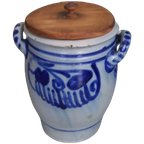 Keulse Pot Met Houten Deksel. thumbnail 1