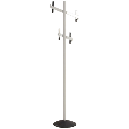 Lande Kapstok, Lichtgrijs, 193 Cm Hoog, 4 Haken 1
