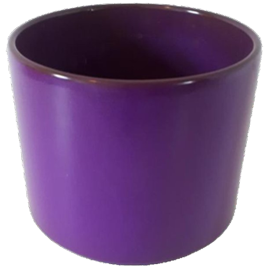 Grote Vintage Bloempot Paarse Retro Pot Jaren 70 1
