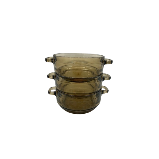 Set Arcoroc Soepkommen Rookglas 3 Stuks 1