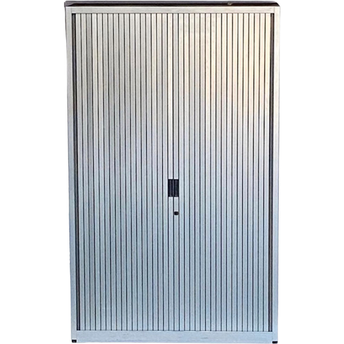 Gebruikte Aspa Zilvergrijs 195X120X45Cm Archiefkast Roldeurkast