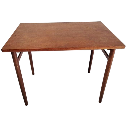 Vintage Teak Bijzettafel - Elegant En Compact 1