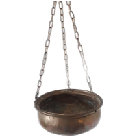 Antieke Hangpot Koperen Hangpot Vintage Pot
