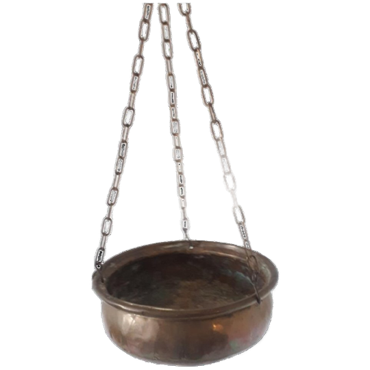 Antieke Hangpot Koperen Hangpot Vintage Pot 1