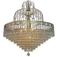 Vintage Xxl Design Kristallen Kroonluchter Kristal Zakkroonluchter Hanglamp