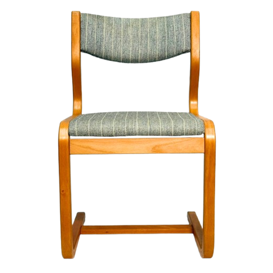 Mid-century Danish Magnus Olesen Chairs, 1970s, Set Of 3 1