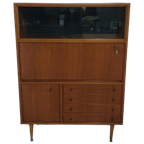 Vintage Midcentury Highboard | Wandkast | Barkast Retro thumbnail 1