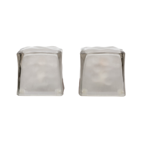 Set Van 2 IKEA Iviken Ice Cube Tafellampen 68993 1