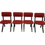 Vintage Stoelen, Set Van 4! thumbnail 1