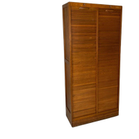 Eiken Rolluikkast Met 2 Luiken, 181 Cm Hoog