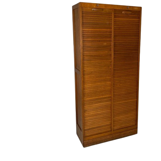 Eiken Rolluikkast Met 2 Luiken, 181 Cm Hoog 1