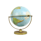 Wereldbol Sixties Gyroscopisch Globe Met Reliëf Reader’S Digest 40Cm thumbnail 1