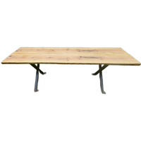 Prachtige Grote Boomstam Tuintafel 260 Cm