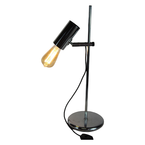 Chromed Desk Lamp - 1980’S - Fully Adjustable
