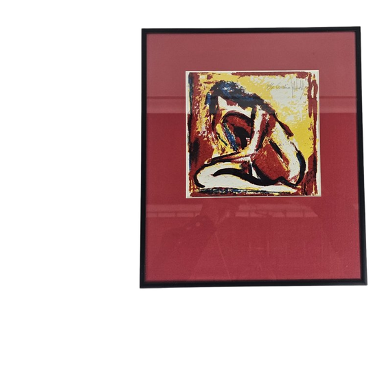 Jits Bakker - Litho - 'christina' - Oplage 46/50 - Gesigneerd - 90's 1