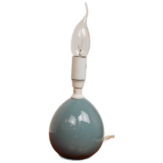 Lichtblauw Keramieken Tafellampje 1