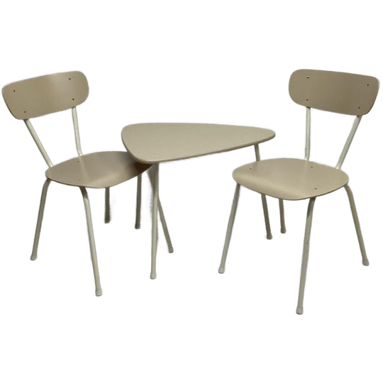Retro Set, Tafeltje Met 2 Stoelen 1