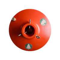 Vintage Oranje Kerstboom Standaard
