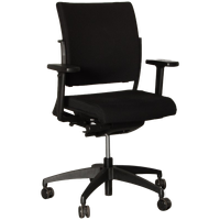 Sitag World Bureaustoel, Zwart, 2D Armleggers