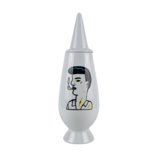 Alessi Tendentse Vase By Guillermo Tejeda For Alessandro Mendini 100% Make-up Series - No. 83 1
