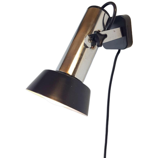 Vintage Tube Wandlamp Spot Opbouw Chrome Verstelbaar '60 1